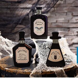 NWOT set of 3 Potion Bottle Tabletop Magic, Halloween, Harry potter Decorations